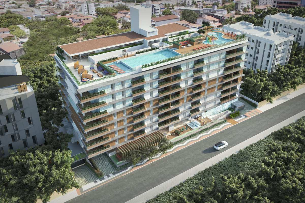  - Apartamento à venda, no ATLANTIS VIVA CAMBOINHA em Cabedelo, Camboinha, com 2 quartos, 77,80m²